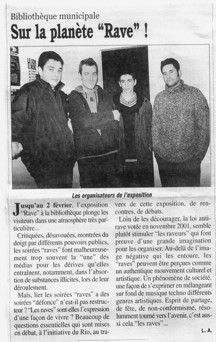 Article Depeche Midi 2001