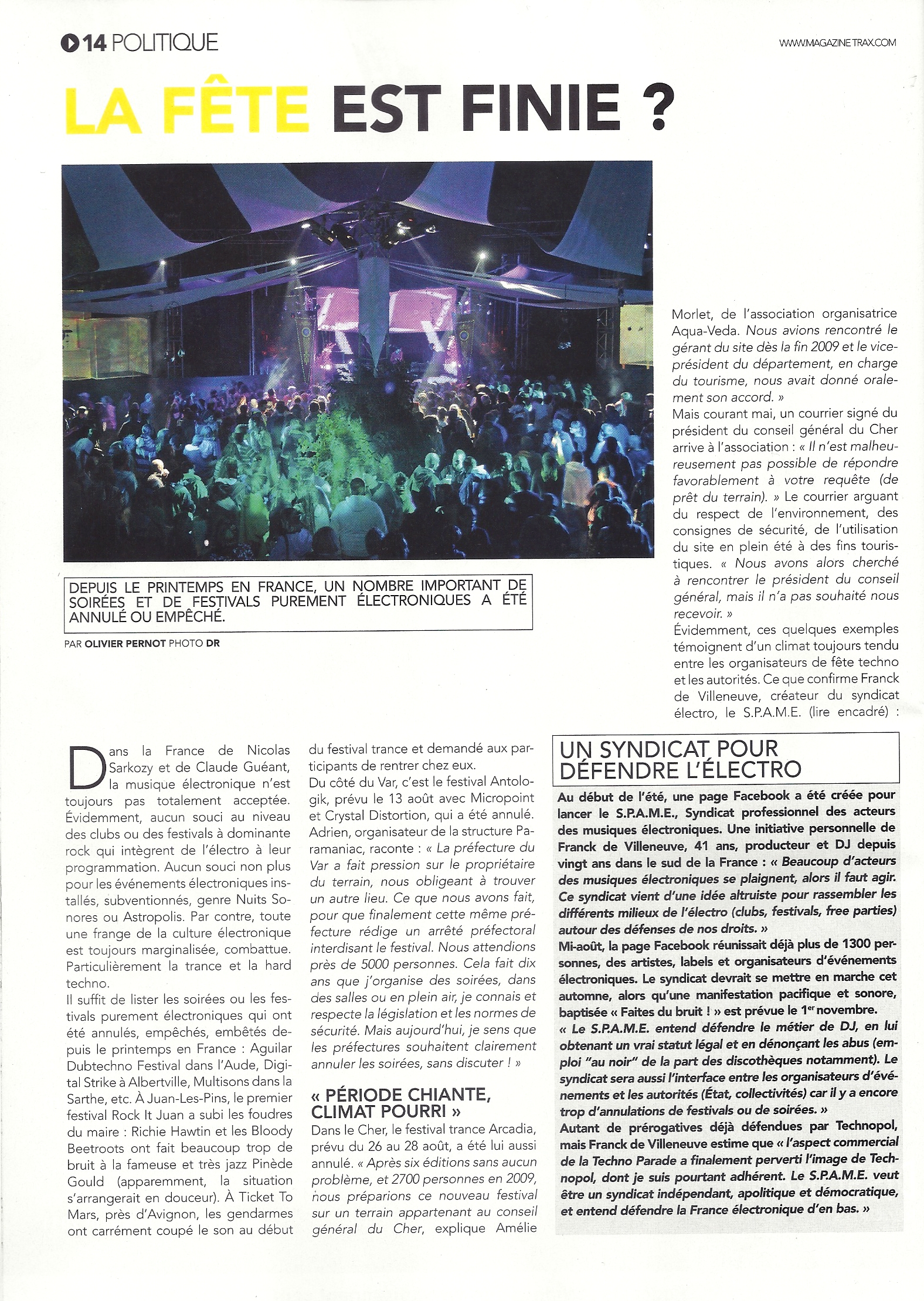 Article Trax Septembre 2011 Page 2